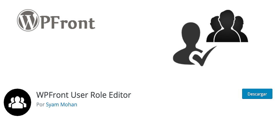 WPFront User Role Editor