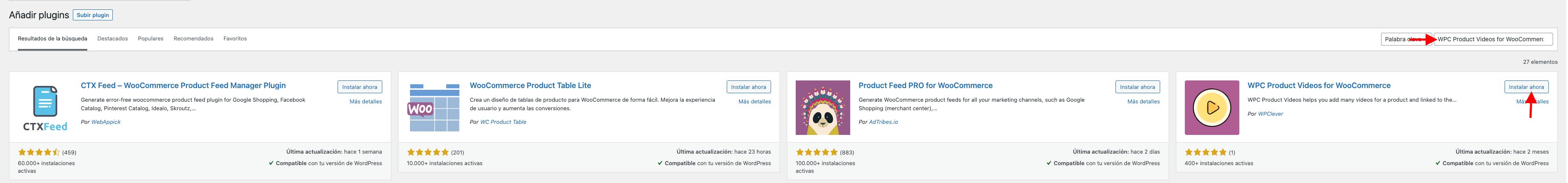 plugin para añadir video a producto de WooCommerce