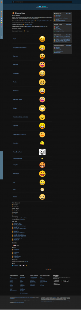 variaciones del mismo emoji