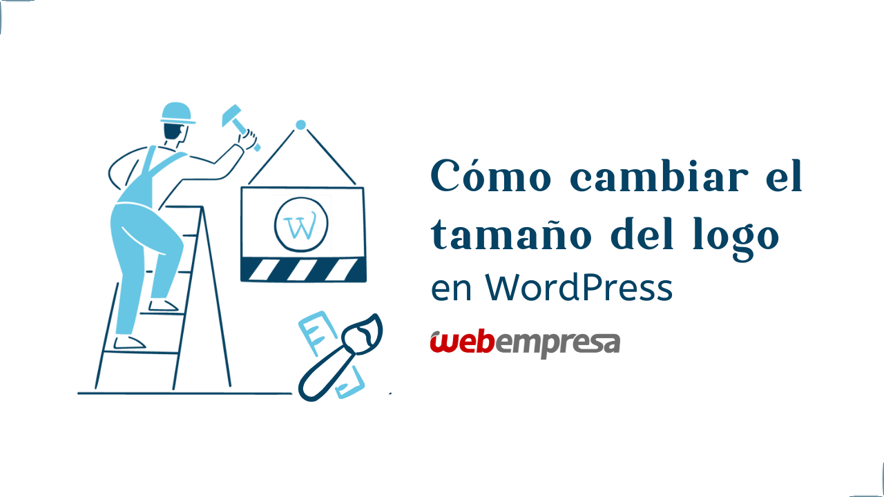 Cómo cambiar el tamaño del logo en WordPress