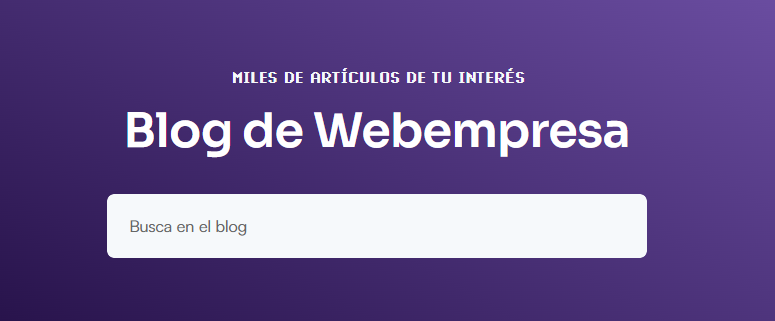 blog webempresa 
