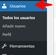 Usuario en WordPress