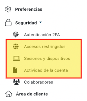 Control sobre los accesos y la actividad en WePanel