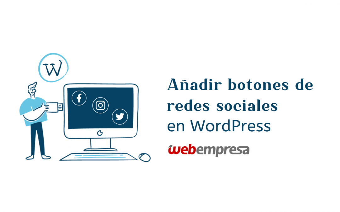 Añadir botones de redes sociales WordPress