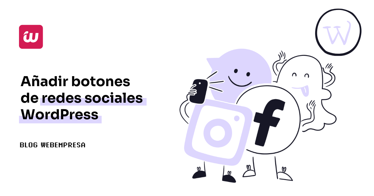 Añadir botones de redes sociales WordPress