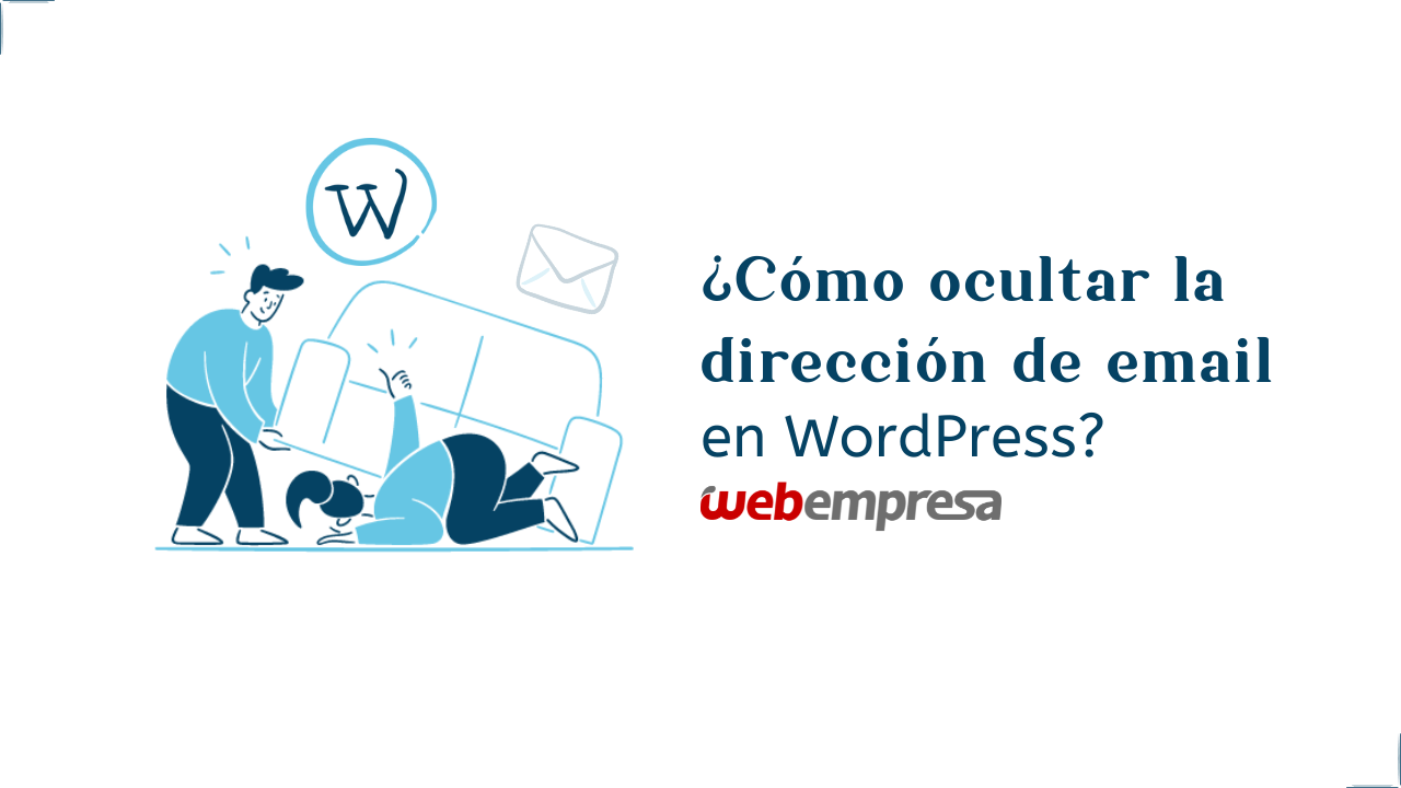 como ocultar la dirección de email en WordPress