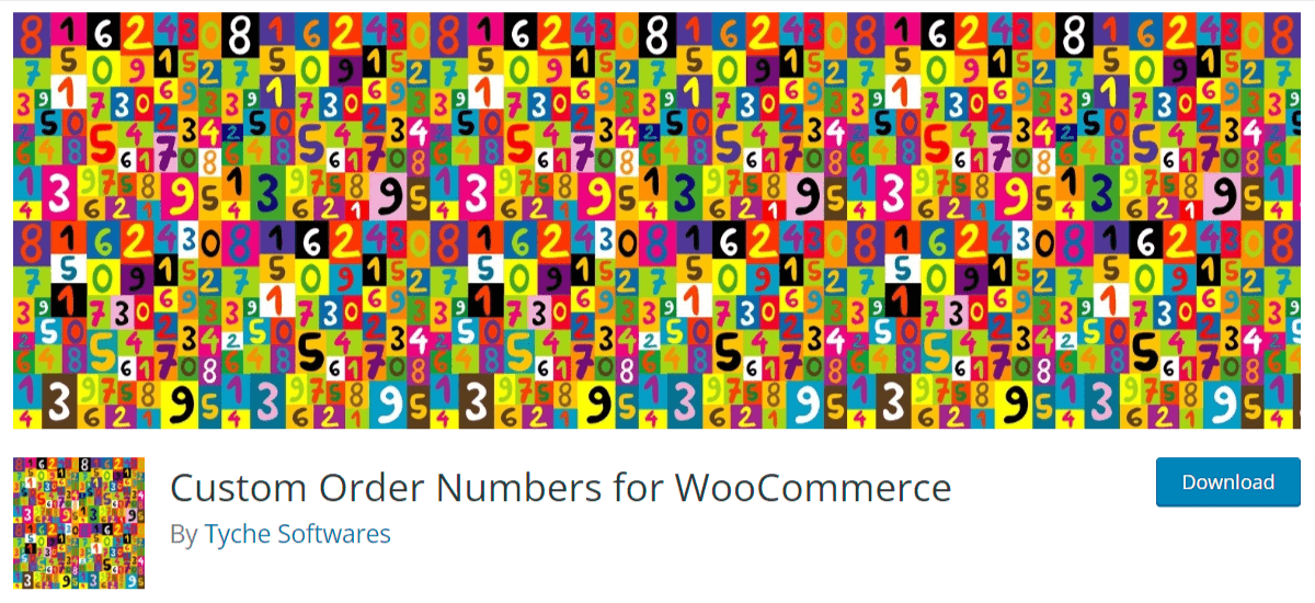 Plugin Custom Order Numbers for WooCommerce