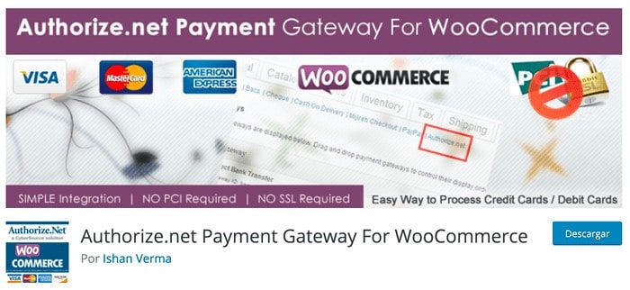 Authorize.net Payment Gateway For WooCommerce