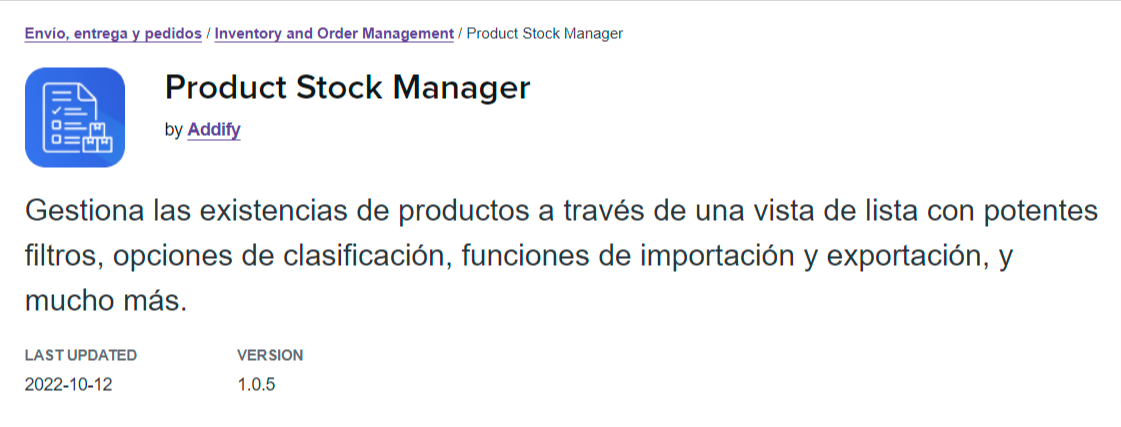 Product stock WooCommerce plugin