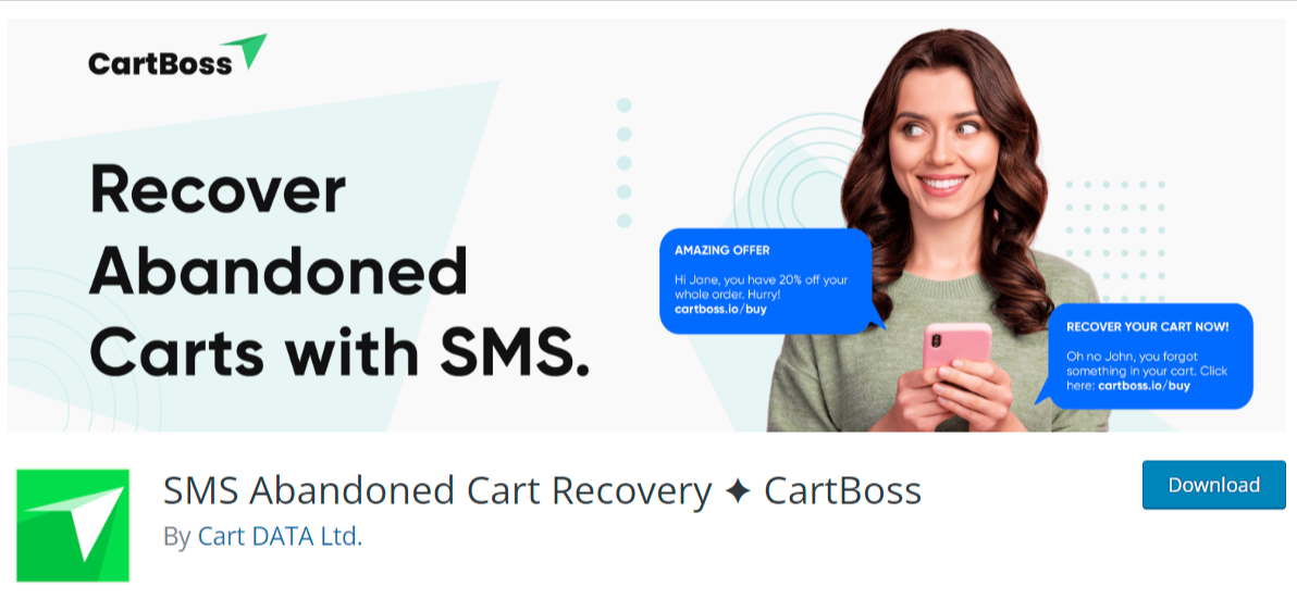 sms abandoned cart recovery plugin
