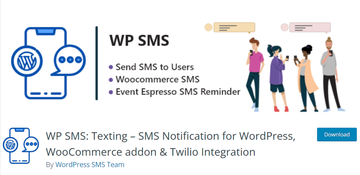 wp sms texting
