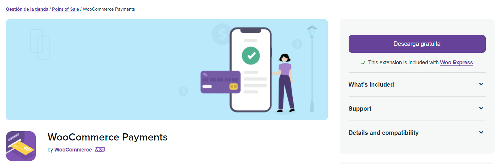 Plugin WooCommerce payments