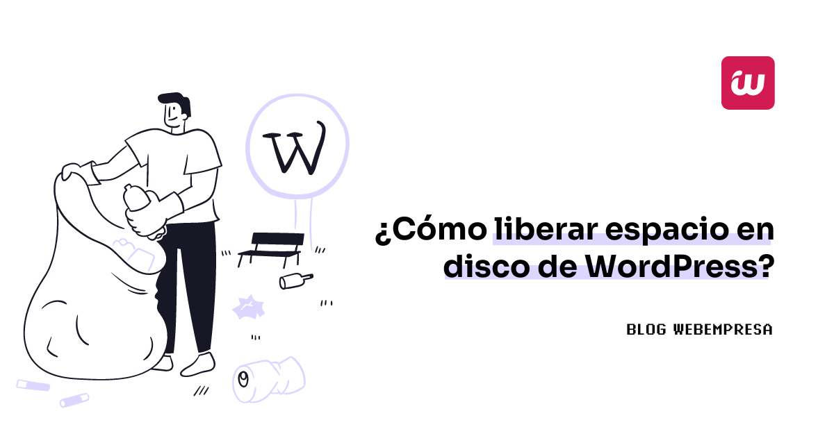 ¿Cómo liberar espacio en disco de WordPress?