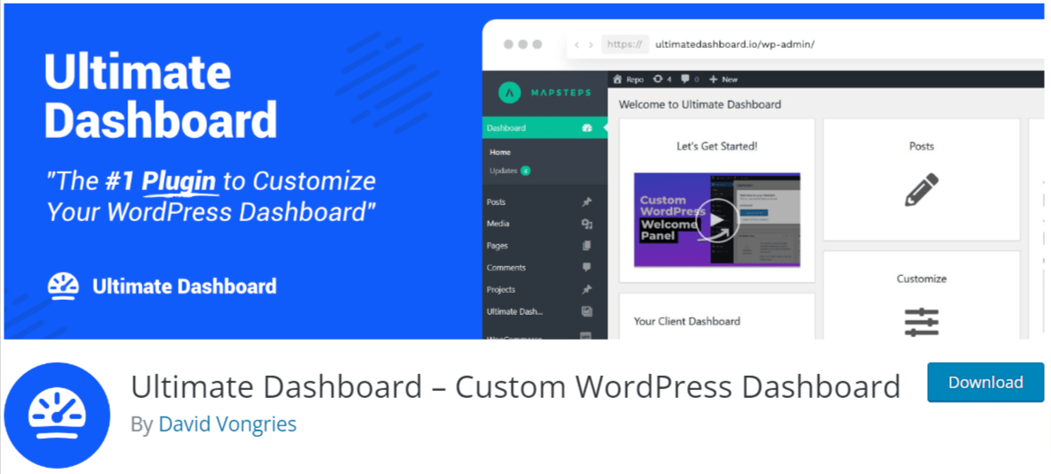 Ultimate dashboard plugin