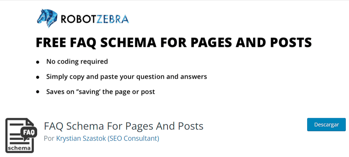 FAQ schema plugin