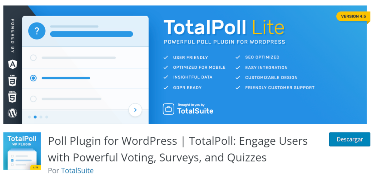 totalpoll plugin