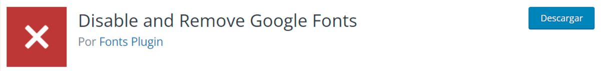 disable and remove google font