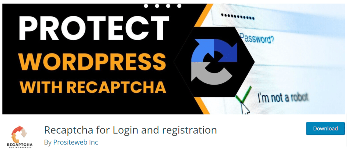 recaptcha for login