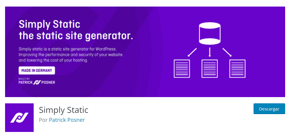Plugin Simply Static