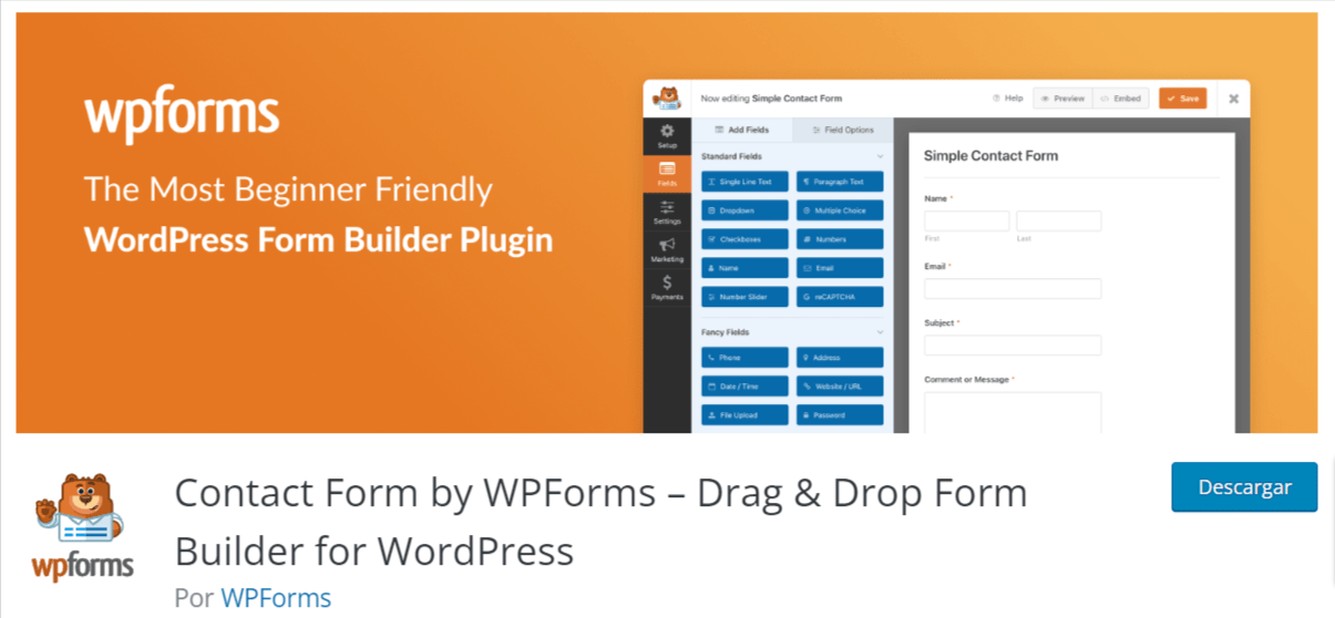 WPForms plugin