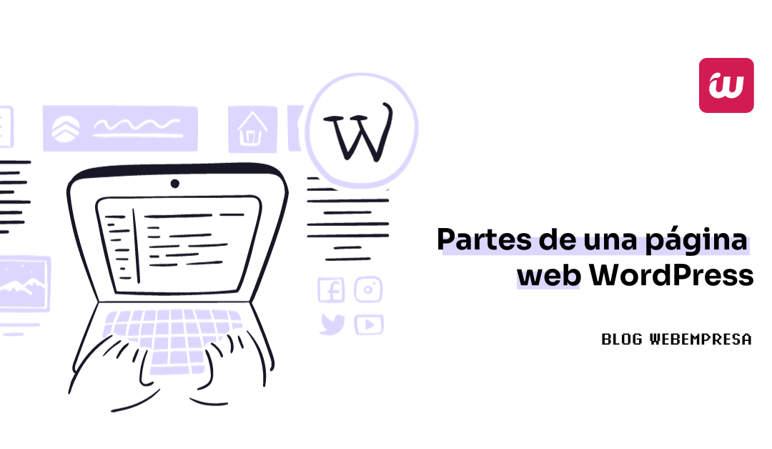 Partes de una página web WordPress