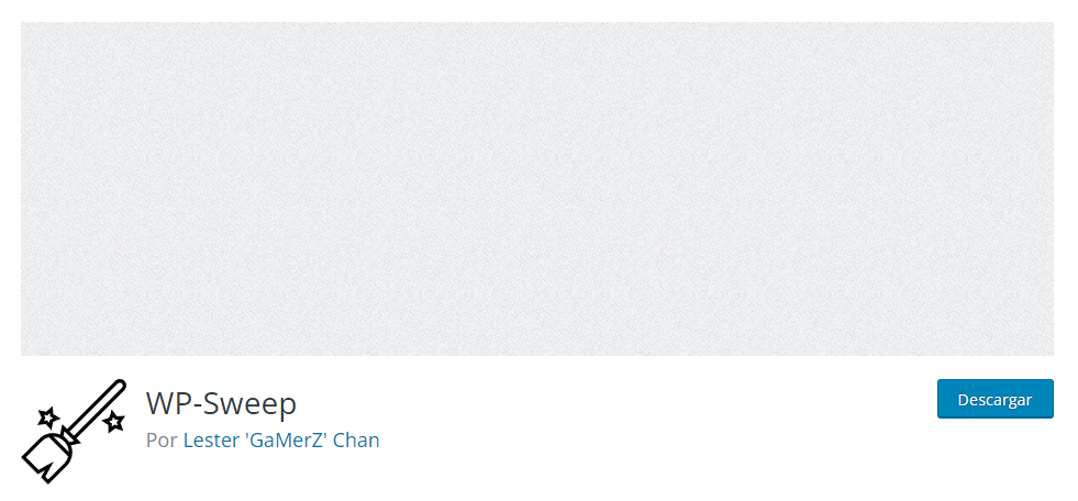 plugin WP-Sweep