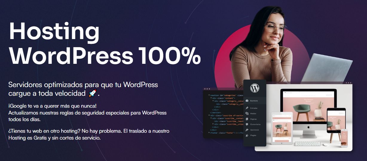 Hosting WordPress Webempresa