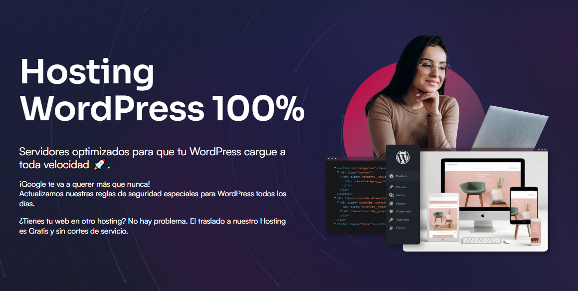 Hosting WordPress 100%