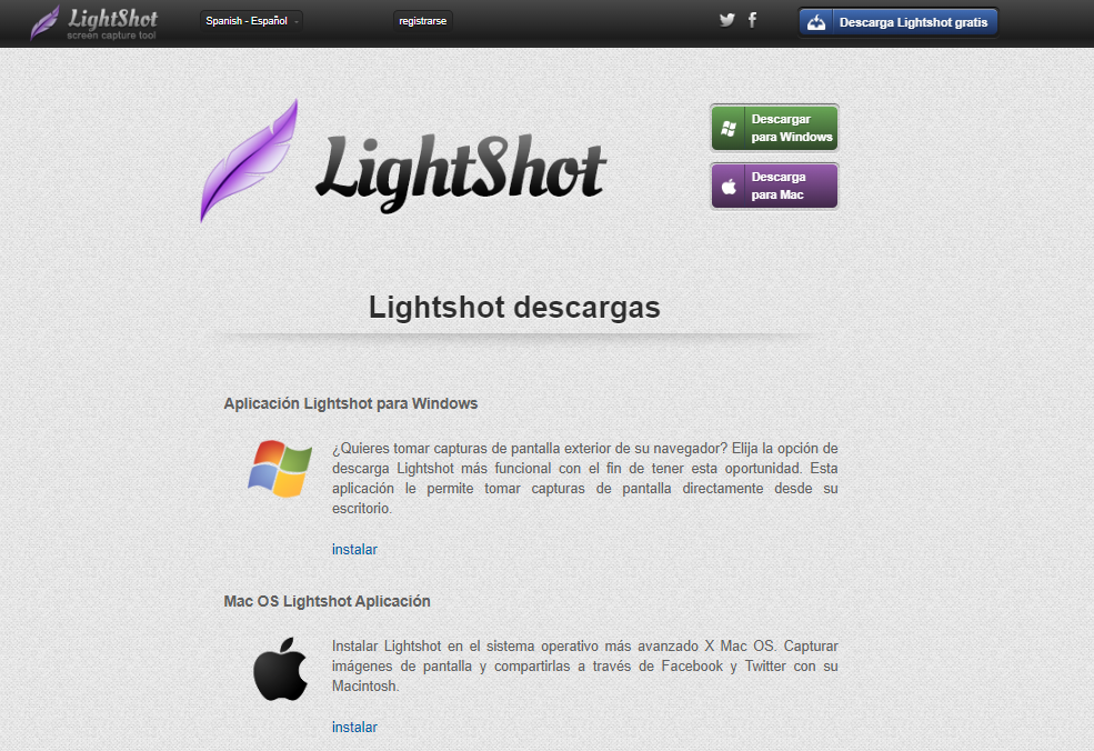 descarga lightshot