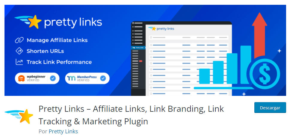 plugin Pretty Links