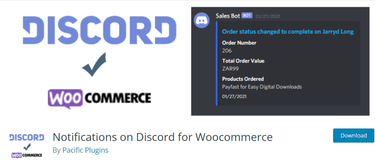 discord for woocommerce