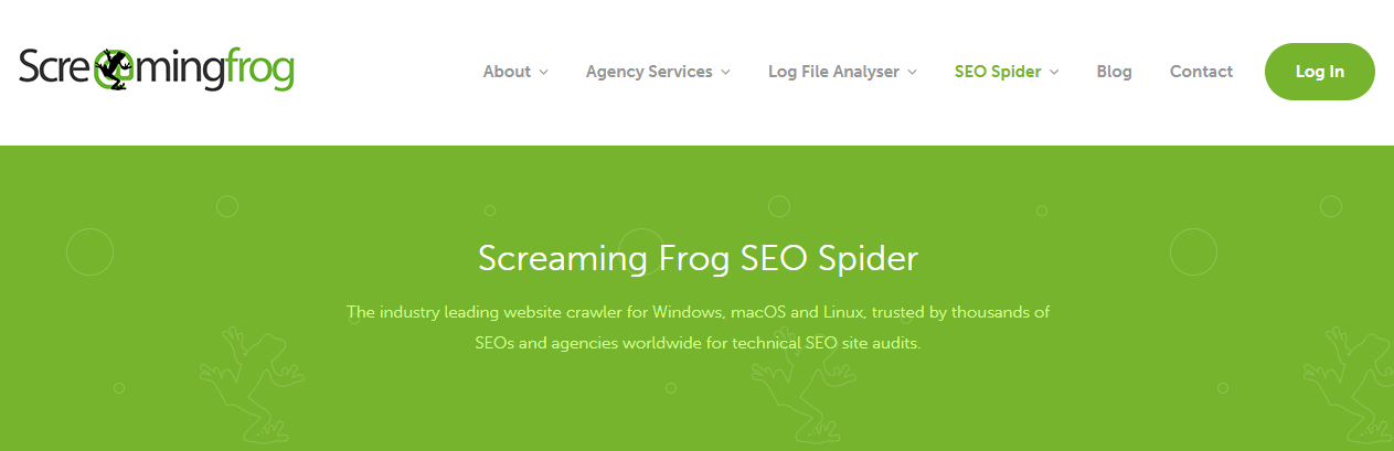 sitio screaming frog 