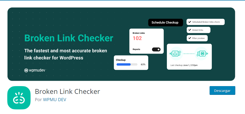 plugin broken link checker 