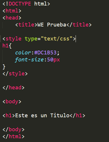 CSS interno