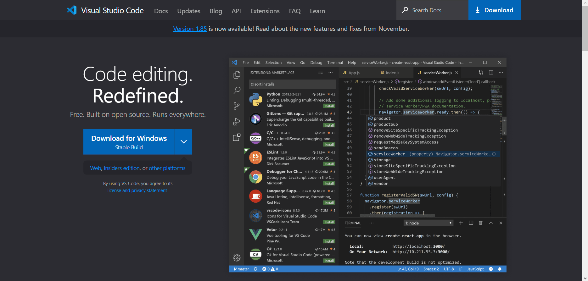 Visual studio code