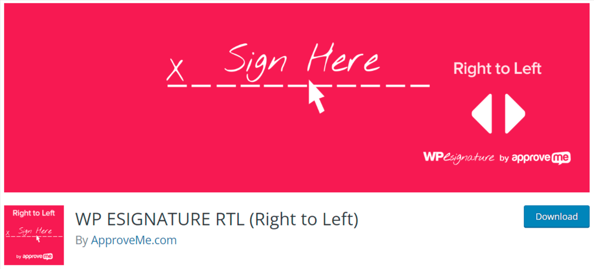 wp esignature rtl