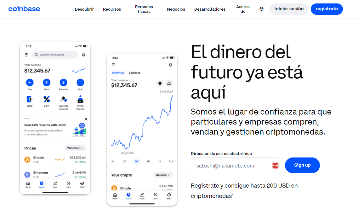 sitio coinbase