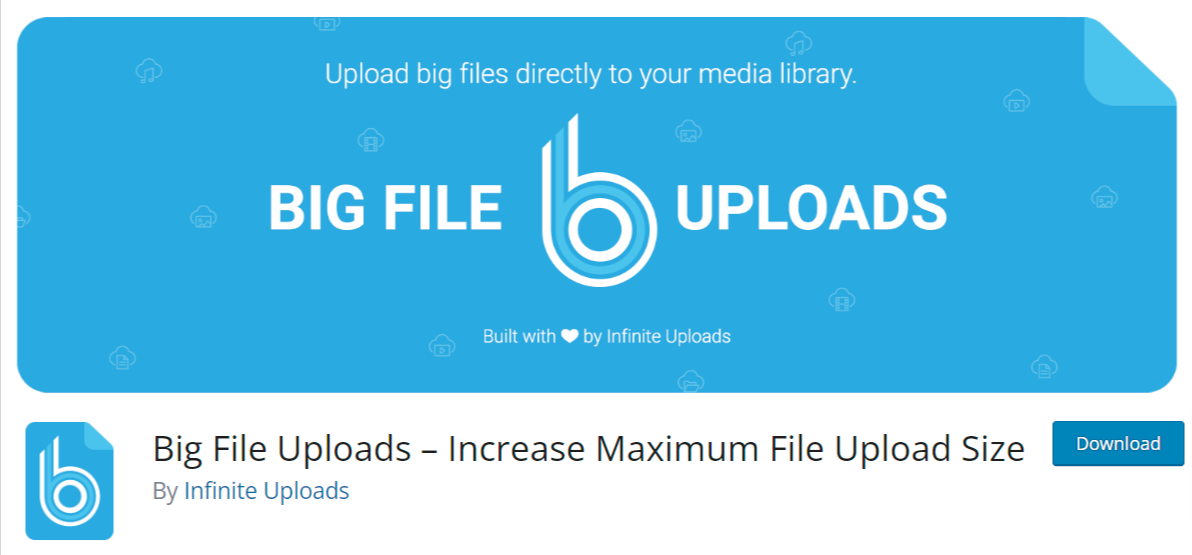 big files upload plugin