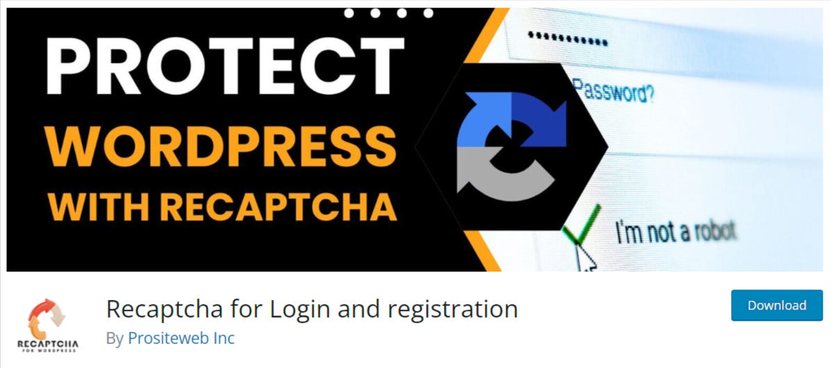 recaptcha for login