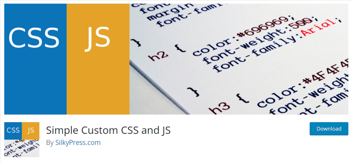 simple custom css y js