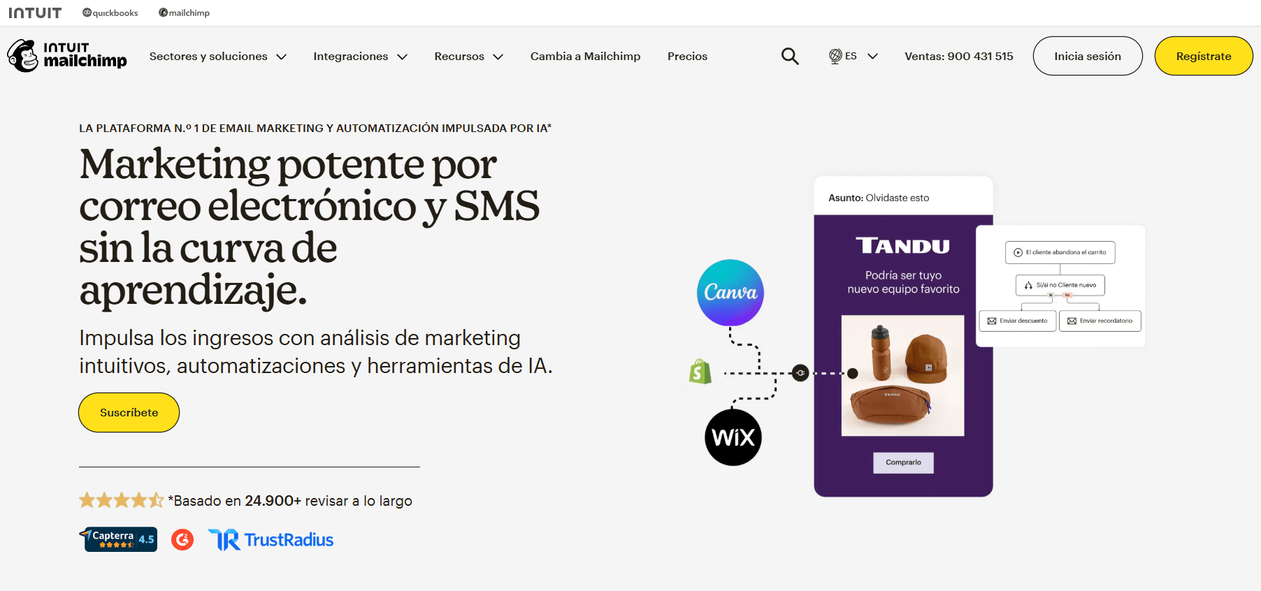 sitio mailchimp
