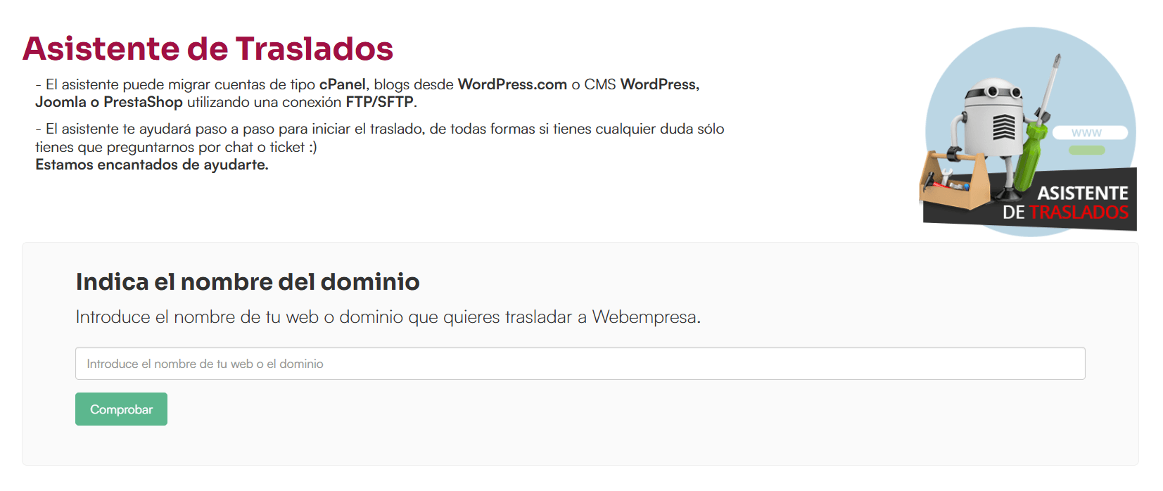 supermigrator webempresa
