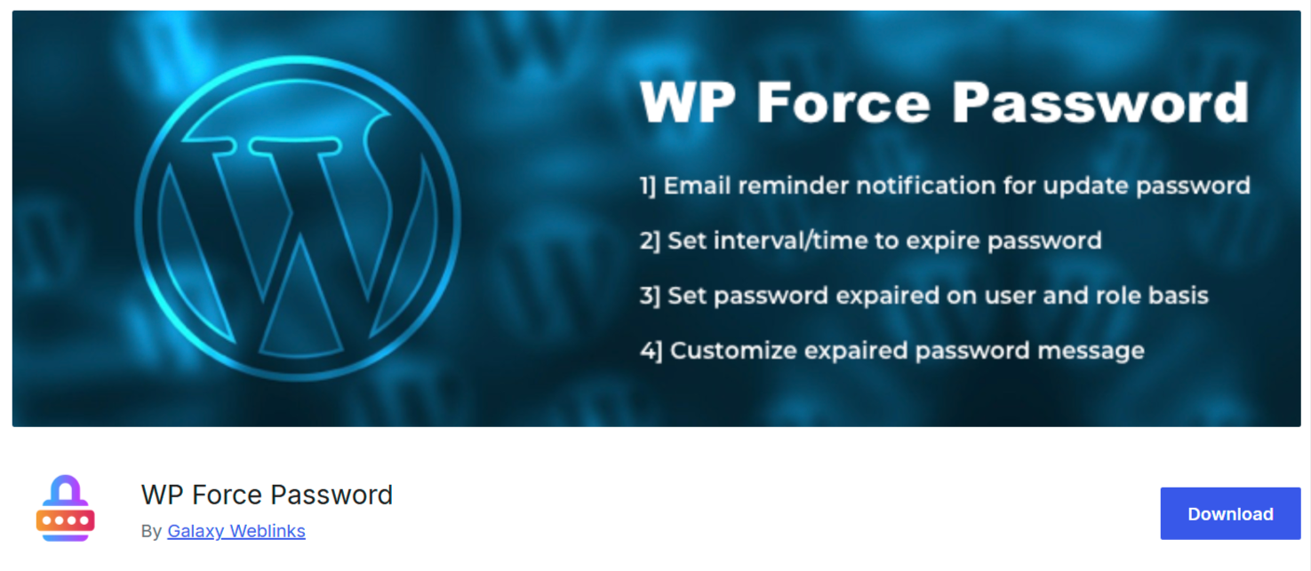 wp force password