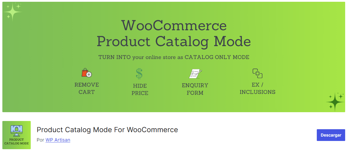 Plugin WooCommerce Product Catalog Mode