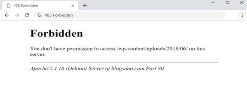 error 403