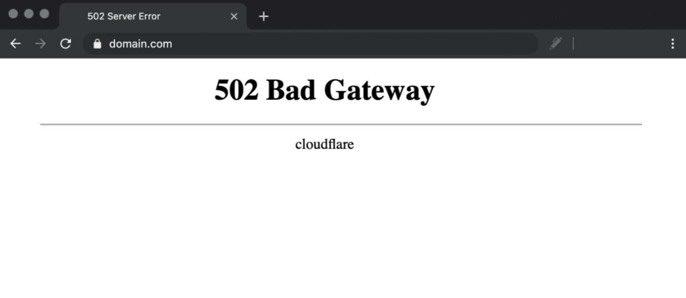 error 502