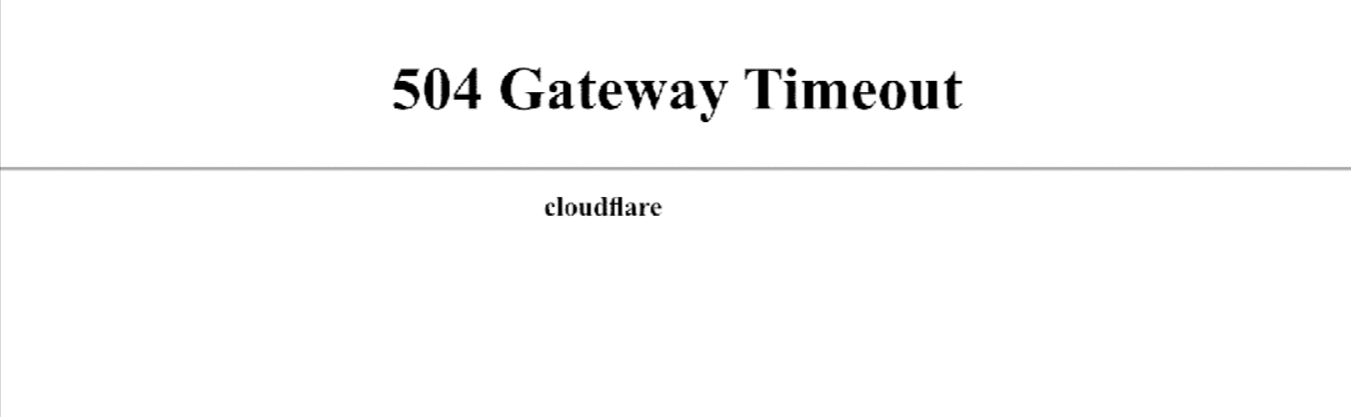 error 504