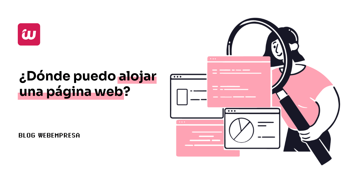 ¿Dónde puedo alojar una página web?