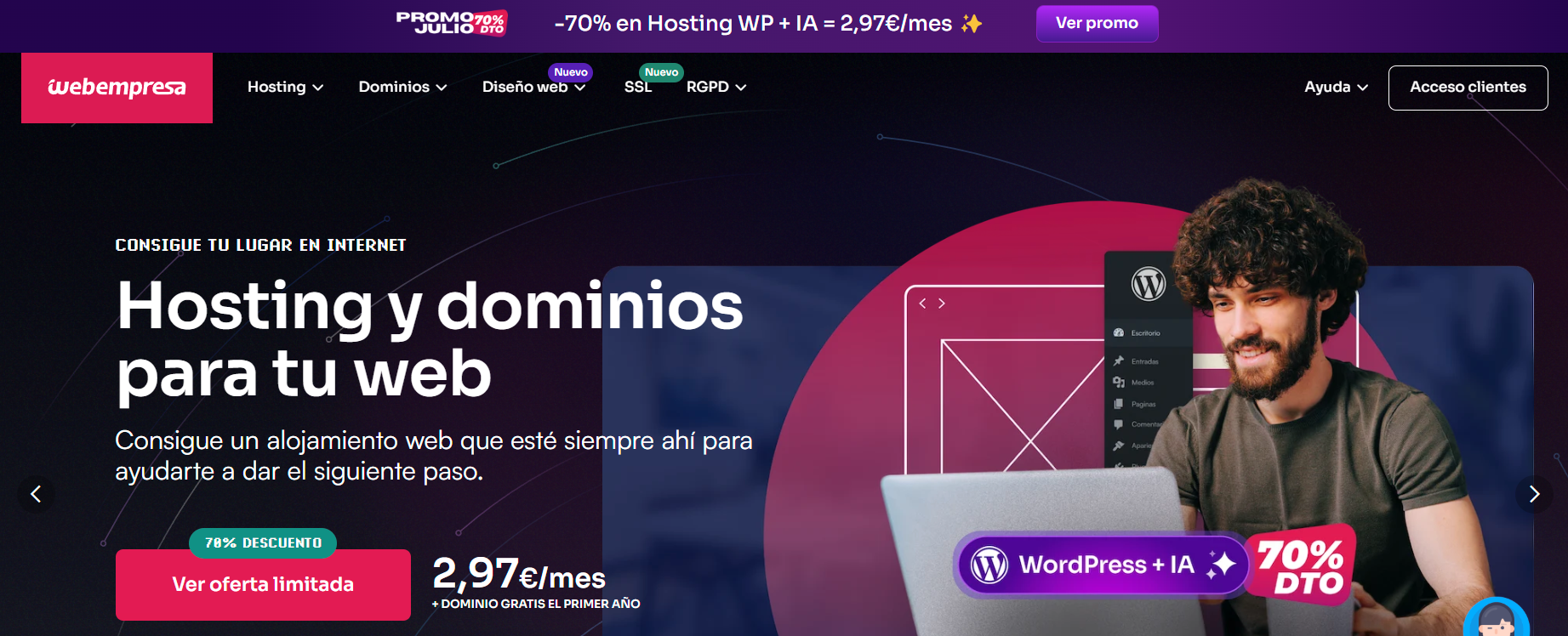 Hosting en Webempresa