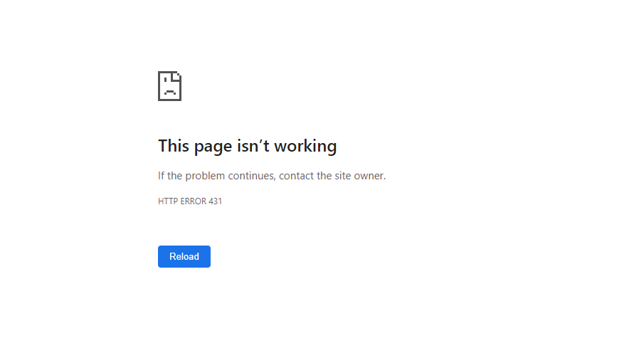 error 431